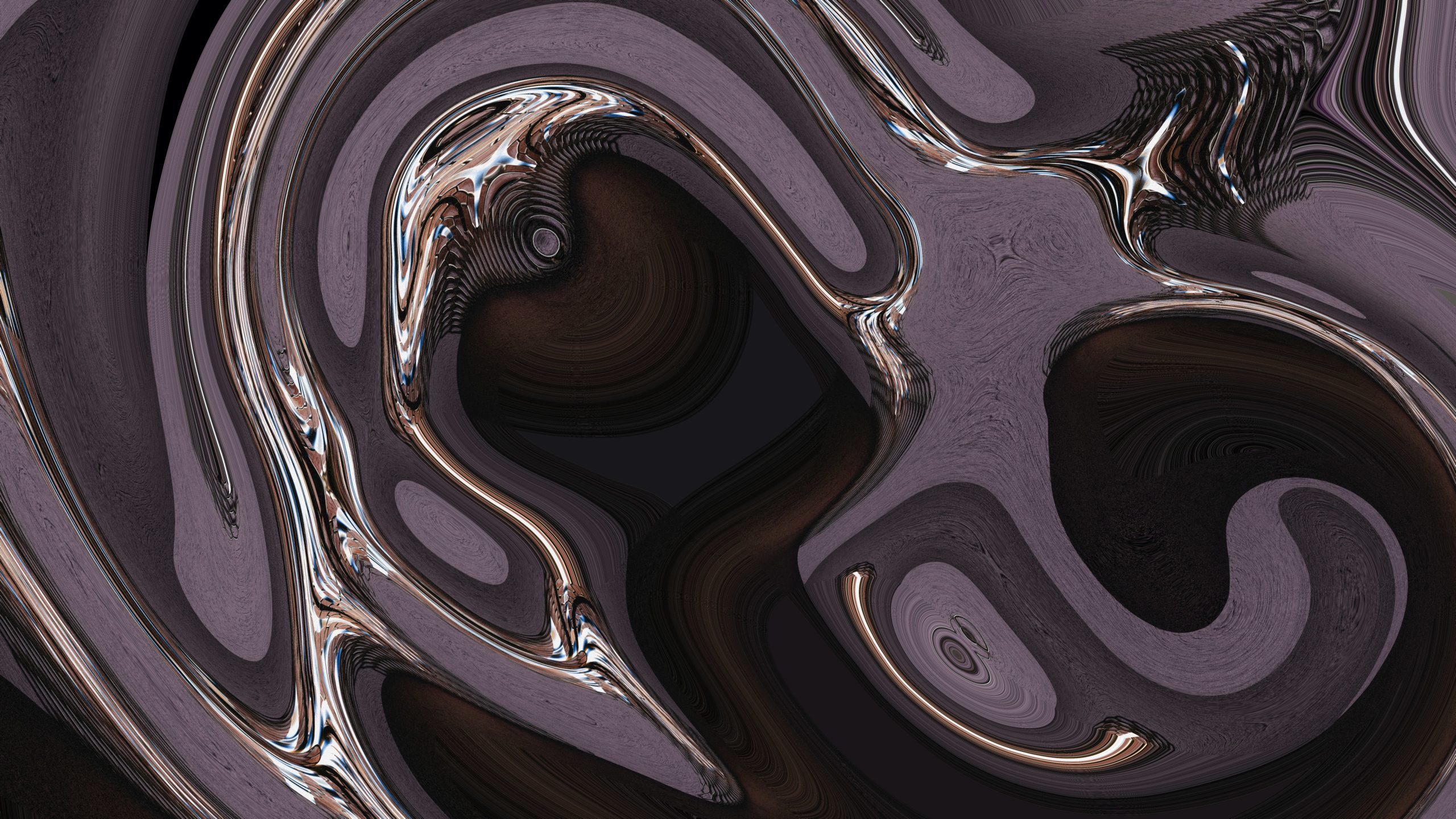 Abstract swirling shapes in shades of purple and brown form smooth, fluid lines with an elegant, flowing curve. - CSA Catapult